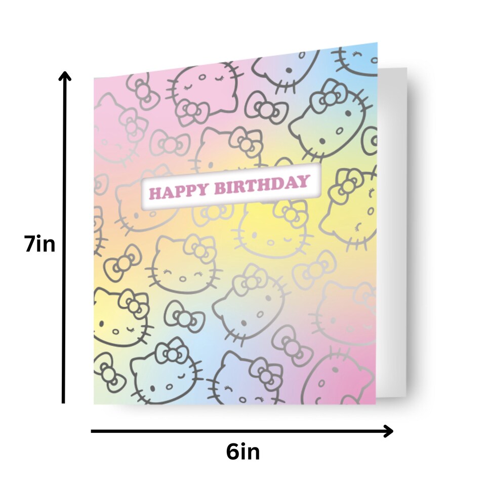 image 1 of Hello Kitty Birthday Card