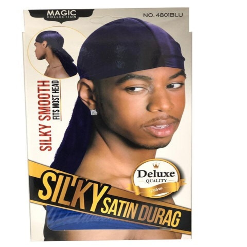 Bee Sales Magic Collection Silky Satin Durag 4801BLU