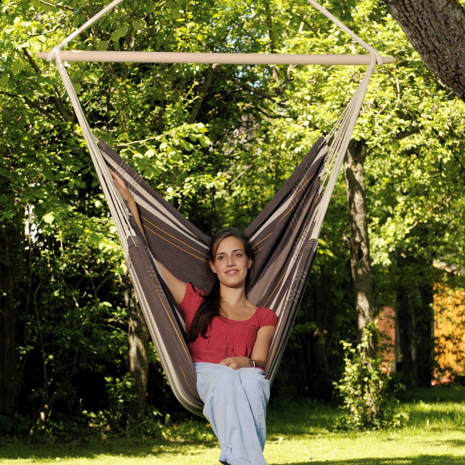 image 1 of Brasil Gigante Café Hammock Chair | Brown | Café