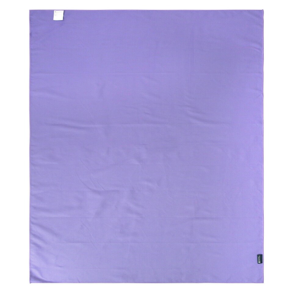 image 1 of Mountain Warehouse Giant Ribbed Towel Compact Travel Swimming Gym Accessory Purple | Dark Purple | One size