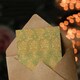 image 3 of William Morris Art Card Kennet Floral Pattern Orange Green