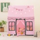 image 4 of COSTWAY Kids Play Tent Indoor Kids Playhouse with Star Lights Pink