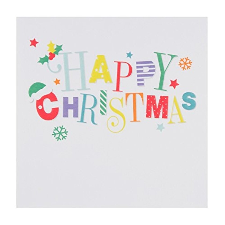 image 1 of Happy Christmas Hallmark Xmas Greeting Card