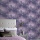 image 2 of Arthouse Fantasia Damselfly Wallpaper - Purple/Silver - 32.1ft x 21in