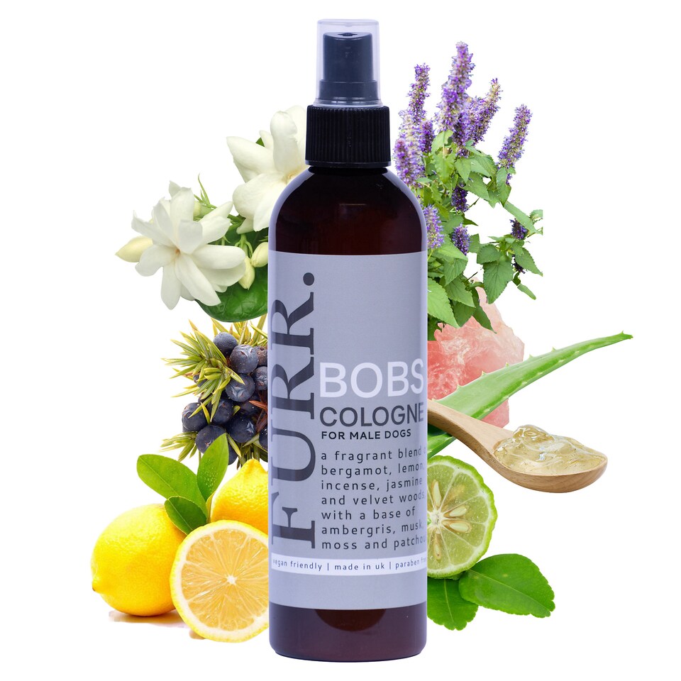 image 1 of FURR Bobs Cologne for Male Dogs 250ml  with Aloe Vera, Vitamin E & Hyaluronic Acid