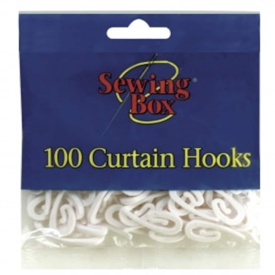 image 1 of 100 Curtain Hooks