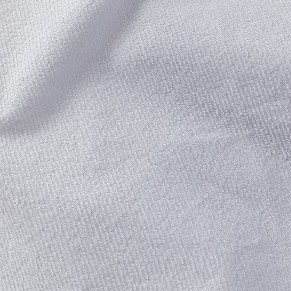 image 1 of Terry Towel Waterproof Water Resistant Non Noisy Pillow Protectors 2PK Zippered Closing | White