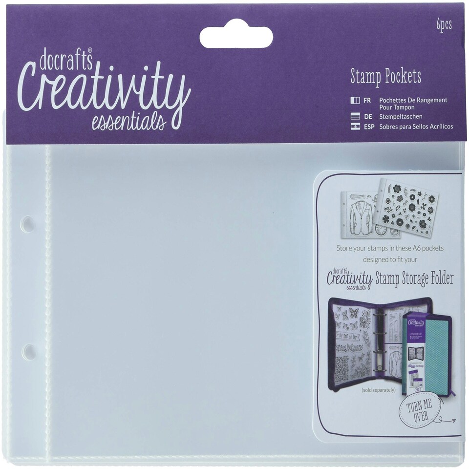 A6 Stamp Pockets (6pcs)