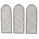 image 1 of Oypla Set of 3 Willow Trellis Fencing Panel Screen Climbing Trellises