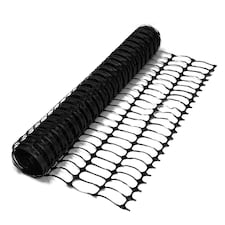 Heavy Duty Black Safety Barrier Mesh Fencing 1mtr x 15mtr | Black | 1