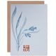 image 1 of Japanese Watercolour Flower Texture Art Blank Card