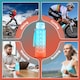 image 6 of GEEZY Sports Bottle Leakproof Water Bottle Blue 1L