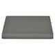 image 1 of Belledorm Sateen Flat Sheet - Platinum Grey - Emperor