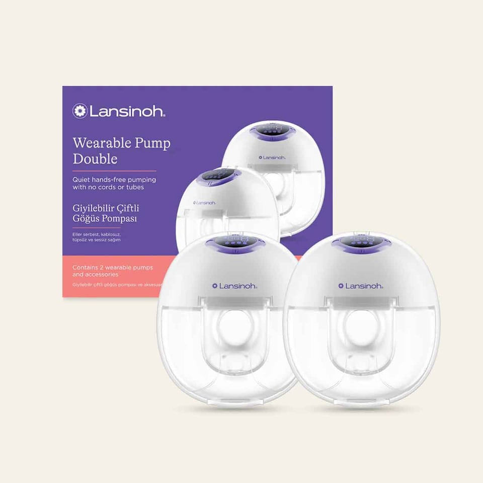 image 1 of Lansinoh Wearable Double Breast Pump