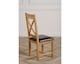 image 8 of Kuba 150x85 cm Chunky Medium Oak Dining Table and 6 Berkeley Leather Chairs | Brown | Brown