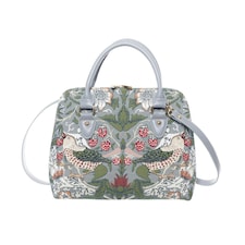 Signare Convertible Bag - Grey Strawberry Thief Multi