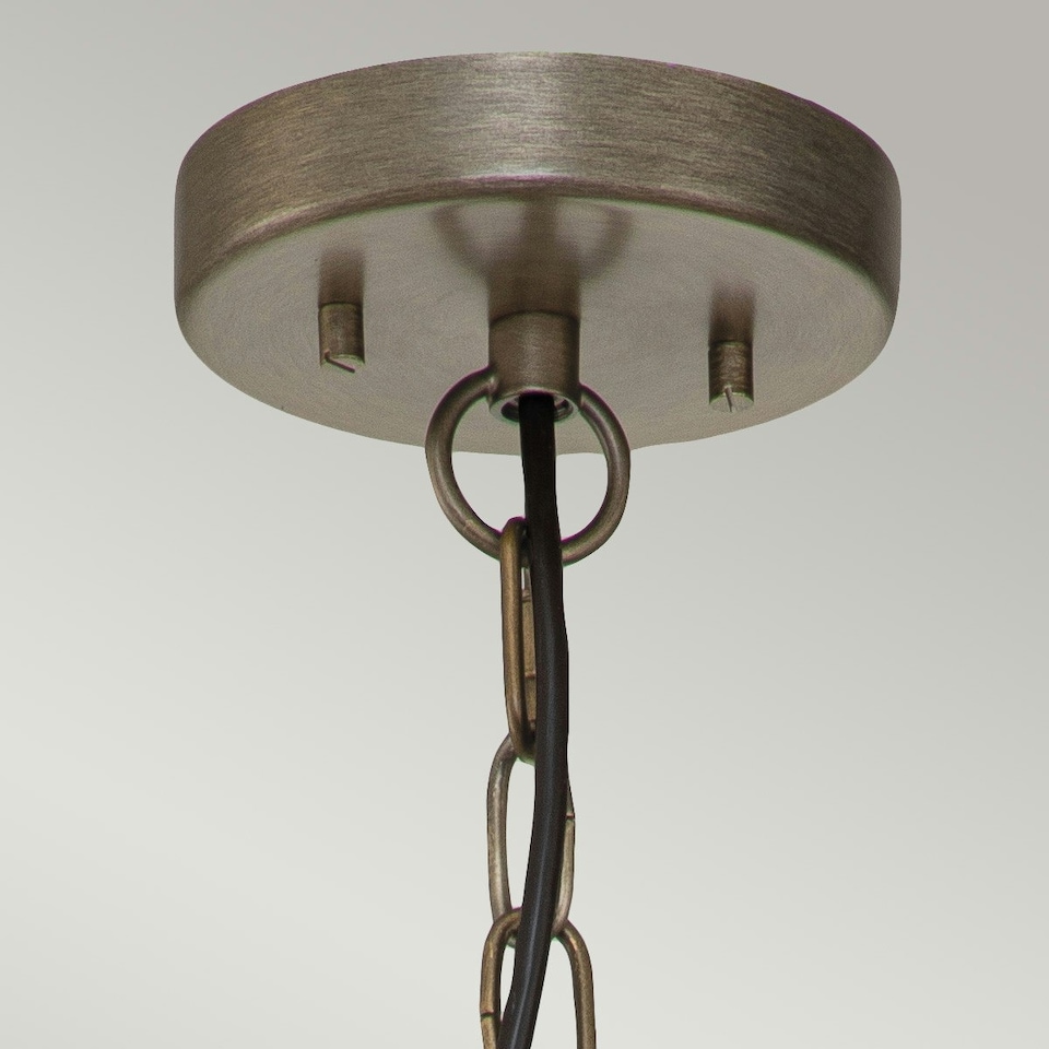 image 1 of Kichler Ashland Bay Outdoor Pendant Ceiling Light Burnished Bronze, IP44