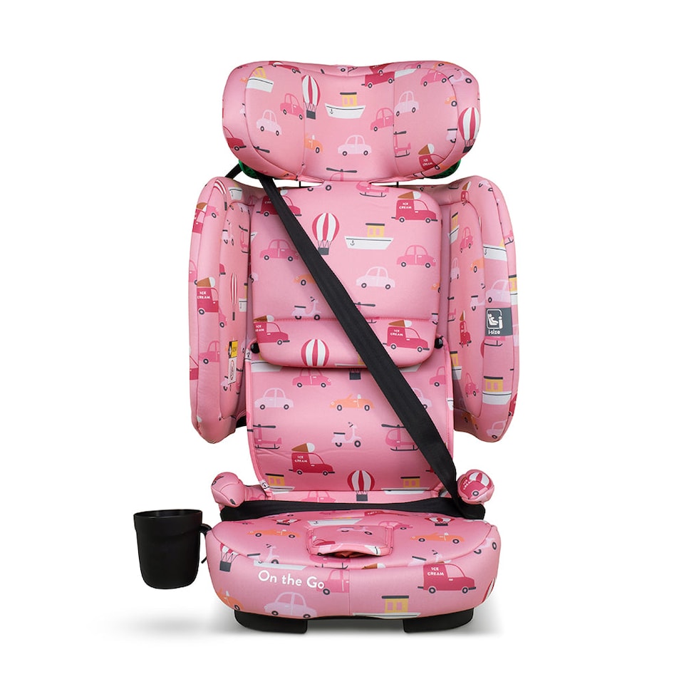 image 1 of Cosatto On The Go iSize Travel Car Seat Lightweight Foldable Booster, Quick Fit, R129 Safety