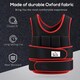 image 6 of HOMCOM 20KGS Adjustable Weight Vest Running Gym Training Weight Loss, Red