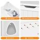 image 4 of Yaheetech Hidden Cat Litter Box Furniture White | One Size