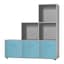 Grey & Sky Blue