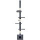 image 1 of Yaheetech Floor-to-Ceiling Cat Tree Dark Grey