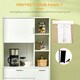 image 5 of HOMCOM Freestanding Kitchen Storage Unit w/ Cupboards, Cabinets