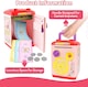 image 4 of Electronic Money Bank for Kids Pink Password & Fingerprint Toy ATM Piggy Bank Secure, Fun & Educational Savings Box