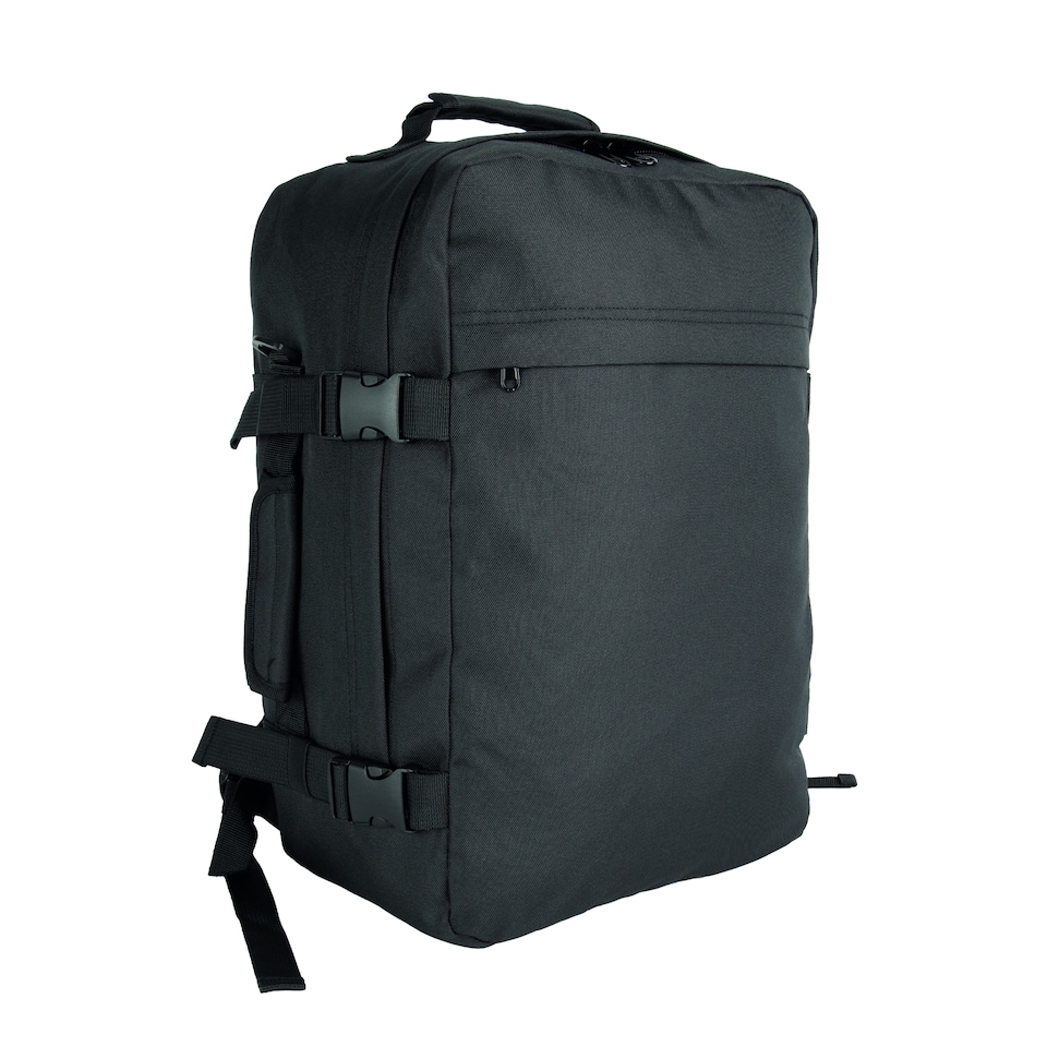 image 1 of Kimood Plain Travel Backpack | Black | Black | One Size | 1
