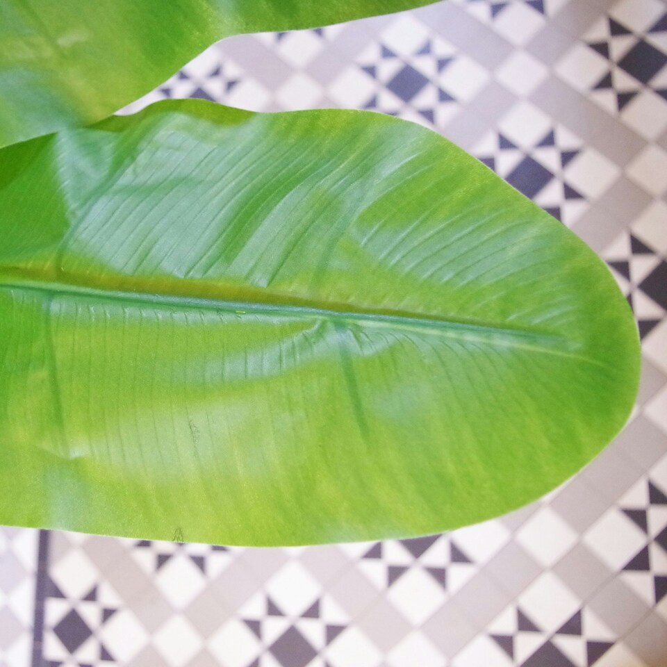 image 1 of 180cm Artificial Banana Plant Tropical Natural Tree Green | One Size