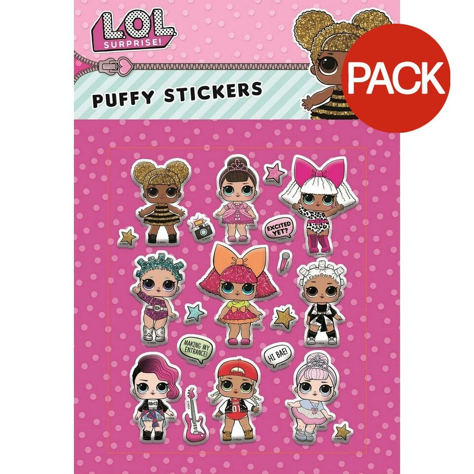 LOL Surprise Characters Stickers (Pack of 20) - Multicoloured - One Size