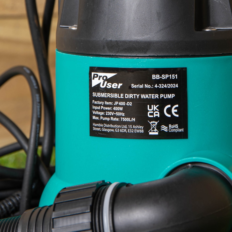 image 1 of 400w Submersible Dirty Water Pump with Automatic Floating Switch