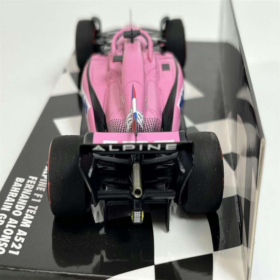 image 1 of F Alonso BWT Alpine F1 Team A522 Bahrain GP 2022 1:43 Minichamps 417220114