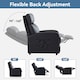 image 4 of MCC Direct Push Back Chair Faux Leather Reclining Pushback Armchair Sofa