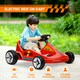 image 6 of AIYAPLAY 6V Electric Go Kart w/ Music, Light, Horn, for Ages 3-5 Years, Red