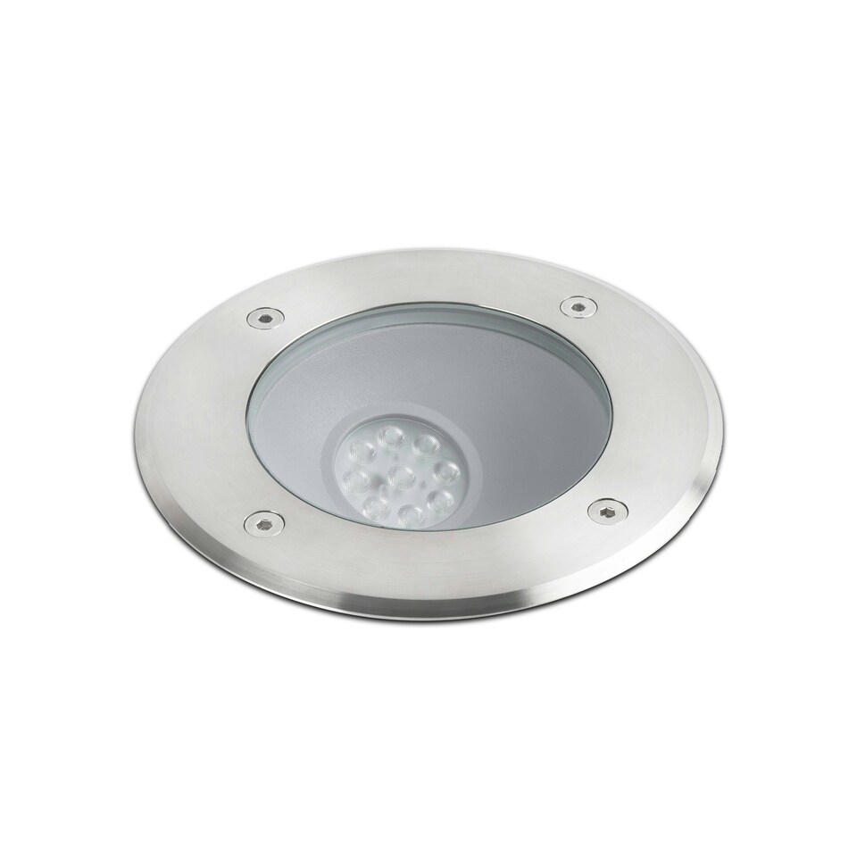 image 1 of Salt LED Outdoor Recessed Spotlight Matt Nickel IP67