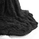 image 2 of Cuddles Black Throw 150x200cm