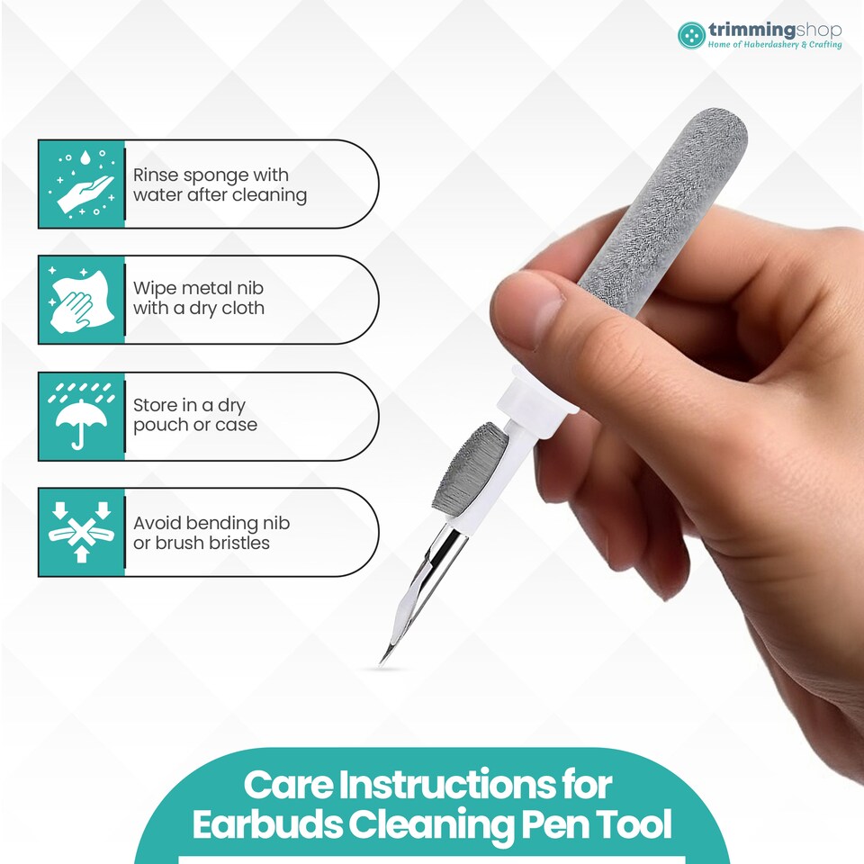 image 1 of Earbuds Cleaning Pen Tool for Airpods, Earphones & Phones - 1pc