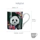 image 6 of Mikasa Wild at Heart Panda Print Porcelain Mug, 280ml | Green