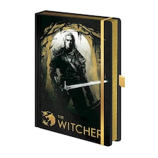 The Witcher Forest Hunt Premium A5 Notebook - Black/Gold - One Size