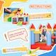 image 8 of Outsunny Bouncy Castle W  Fun Features, Blower, Multicoloured