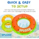 image 3 of Splosh Fruit Swim Rings - Set of 3