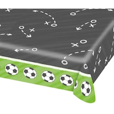 Amscan Kicker Paper Party Table Cover - Black/Green - 1.7m x 1.1cm
