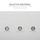 image 4 of Vinsetto Cream 2-Door Metal Filing Cupboard | Office Cabinet