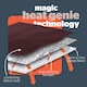 image 4 of Silentnight Heat Genie Self Heating Giant Blanket Purple | Berry