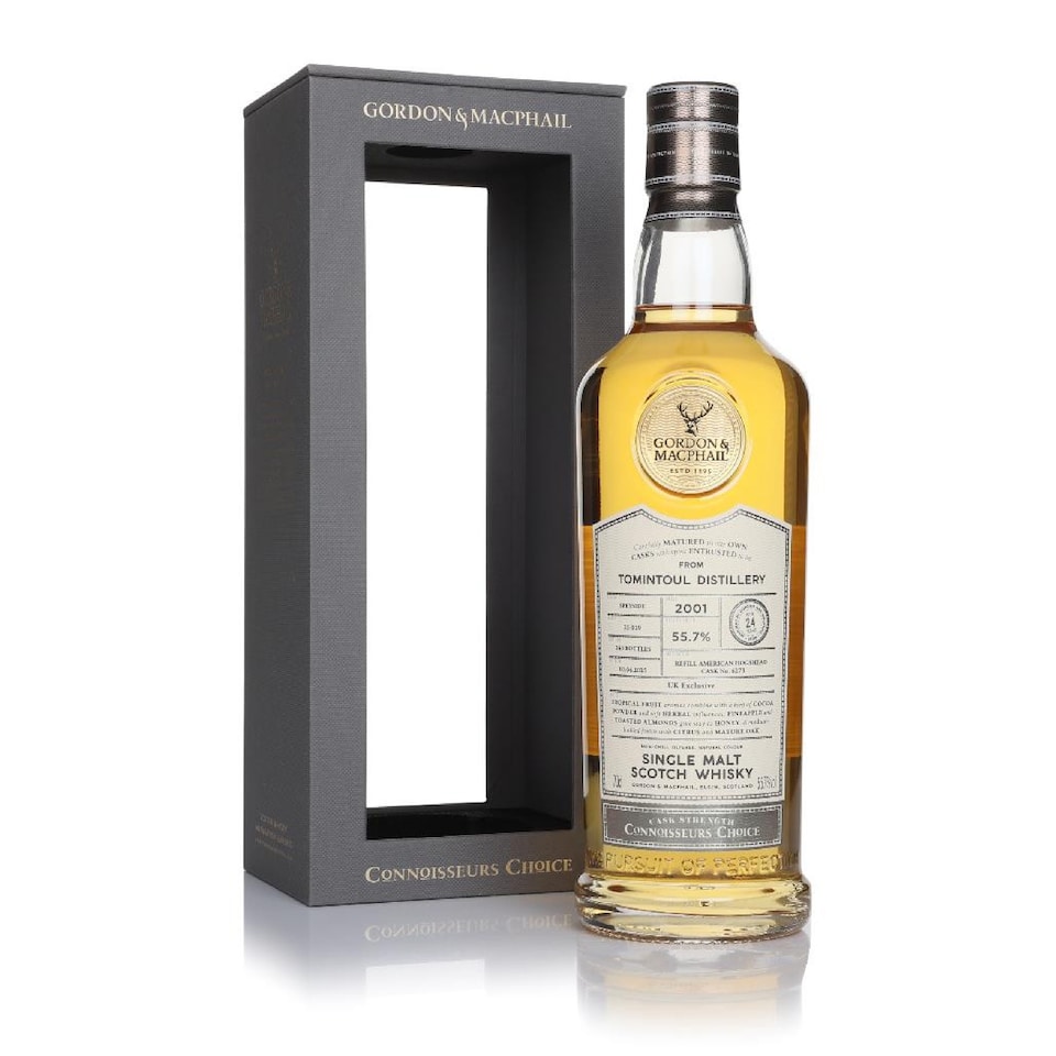 image 1 of Tomintoul - Connoisseurs Choice - Single Cask No. 6273 2001 24 year old Whisky (UK Exclusive) | Multi | New | Tomintoul - Connoisseurs Choice - Single Cask #6273 - 2001 24 year old Whisky 70cl 55.7% ABV (UK Exclusive) | 1