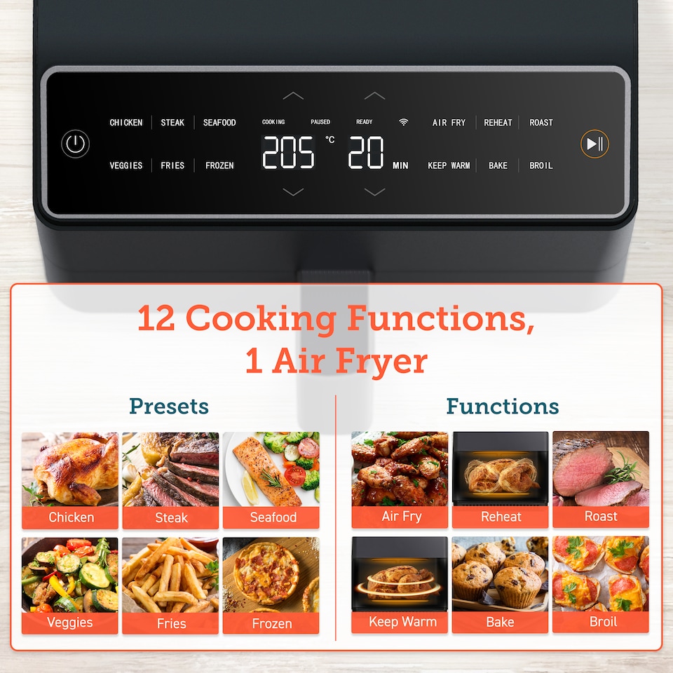 image 1 of COSORI DUAL BLAZE 6.4 LITRE AIR FRYER