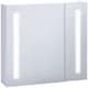 image 1 of kleankin LED Illuminated Mirror Cabinet with Lights, Touch Switch, for Bathroom