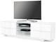 image 3 of Centurion Supports Avitus Premium High Gloss White with 4-White Drawers and 3-Shelf 32"-65" LED/OLED/LCD TV Cabinet | White | 1