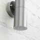 image 2 of ValueLights Up Down Pair of Stainless Steel Outdoor Wall-Up Down Light